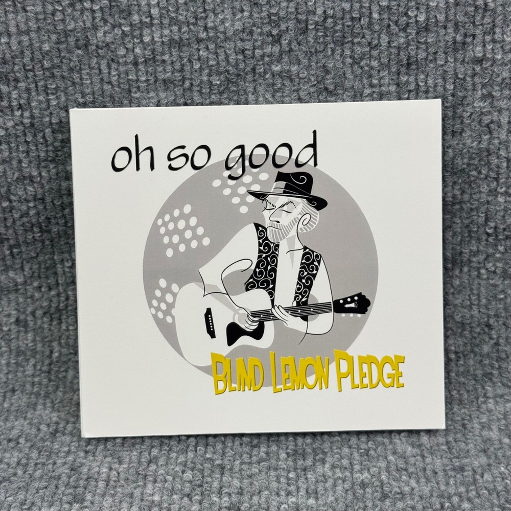 Blind Lemon Pledge Oh So Good CD 2024 Blues Roots Music 12‎ Tracks Promo Digipak